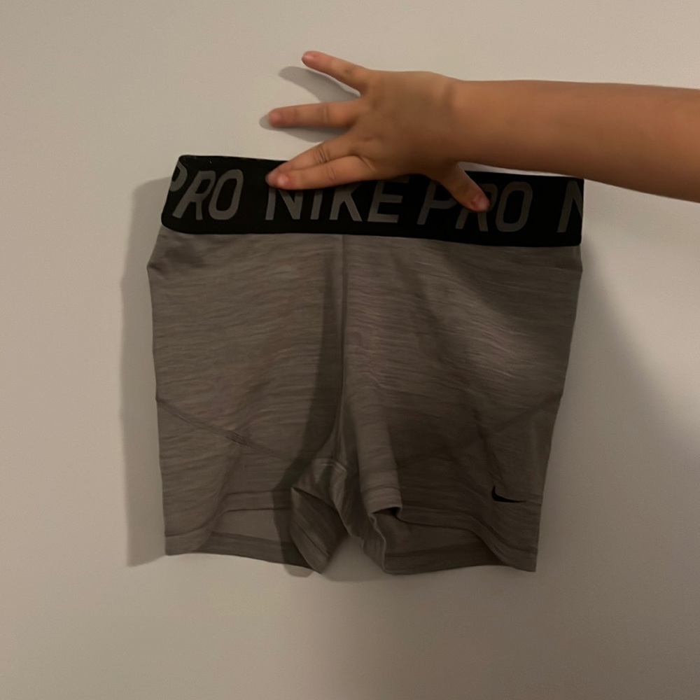 Gray Nike Pros